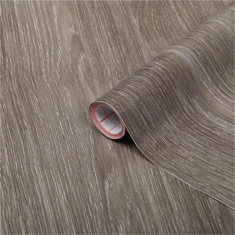 d-c-fix 346-0587 Decorative Self-Adhesive Film, Oak Sheffield Pearl, 17" x 78" Roll - Image 1